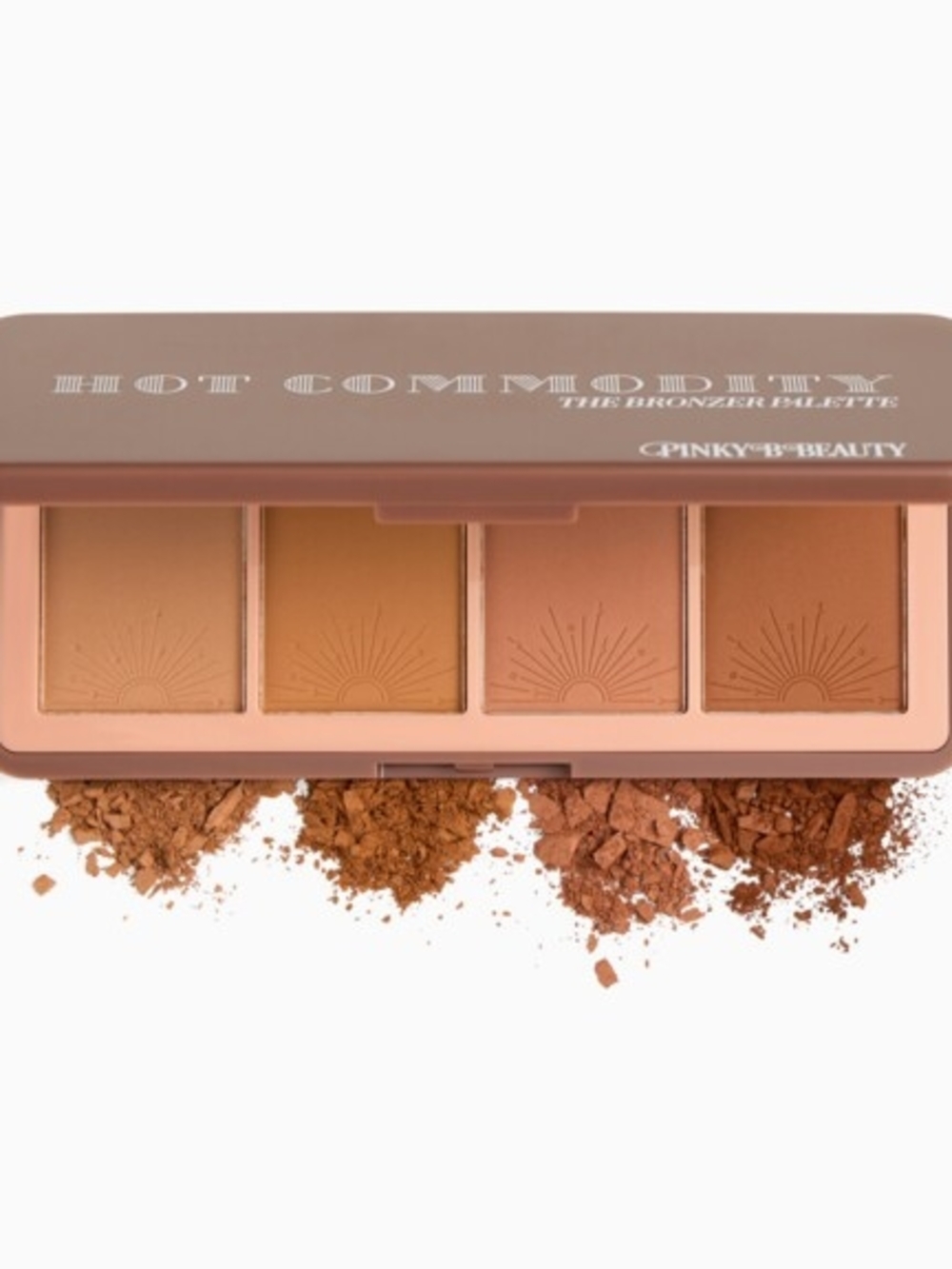 Pinky Beauty Hot Commodity Bronzer Palette - Warm Brown Shades